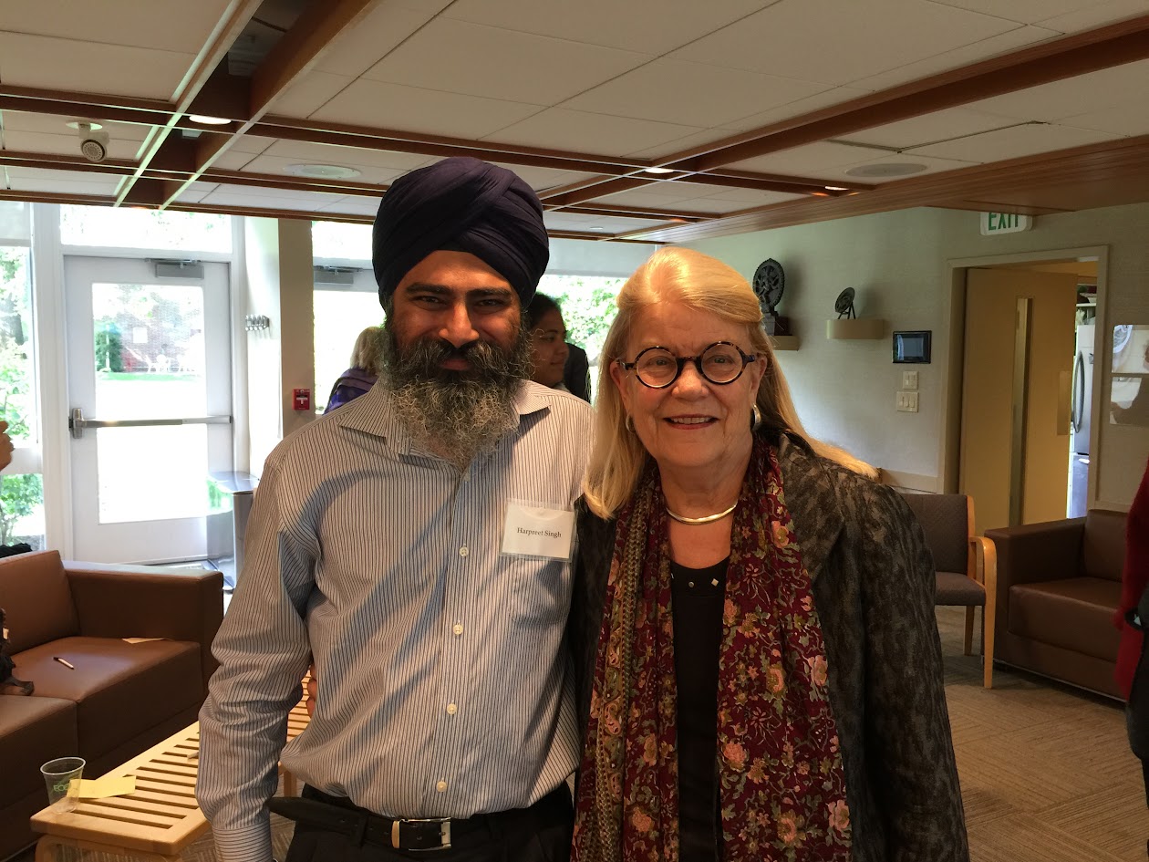 Harpreet Singh with Diana Eck