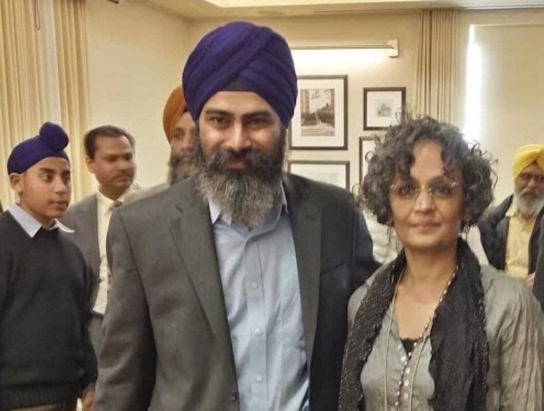 With Arundhati Roy