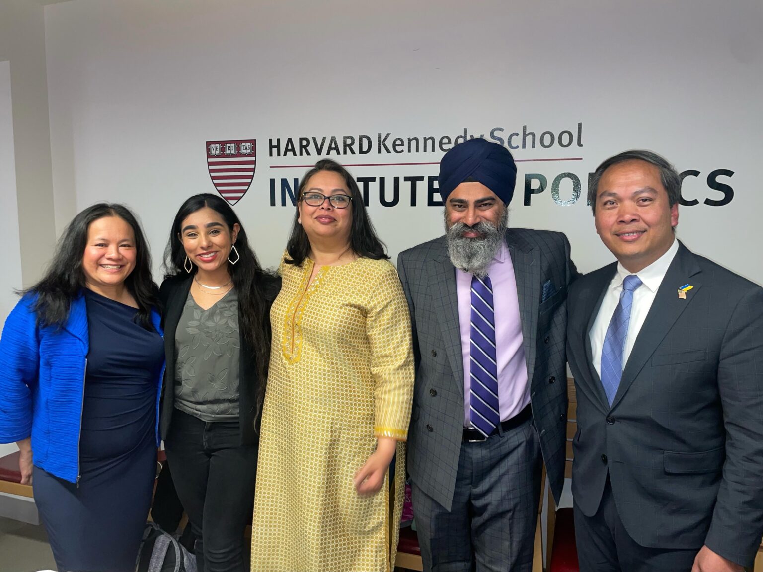 Harpreet Singh with Christine Chen Founder & Executive Director,