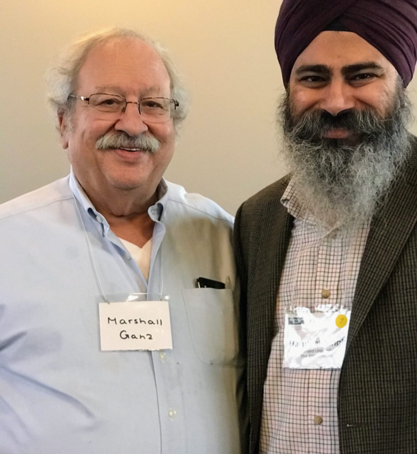 Harpreet Singh with Marshall Ganz