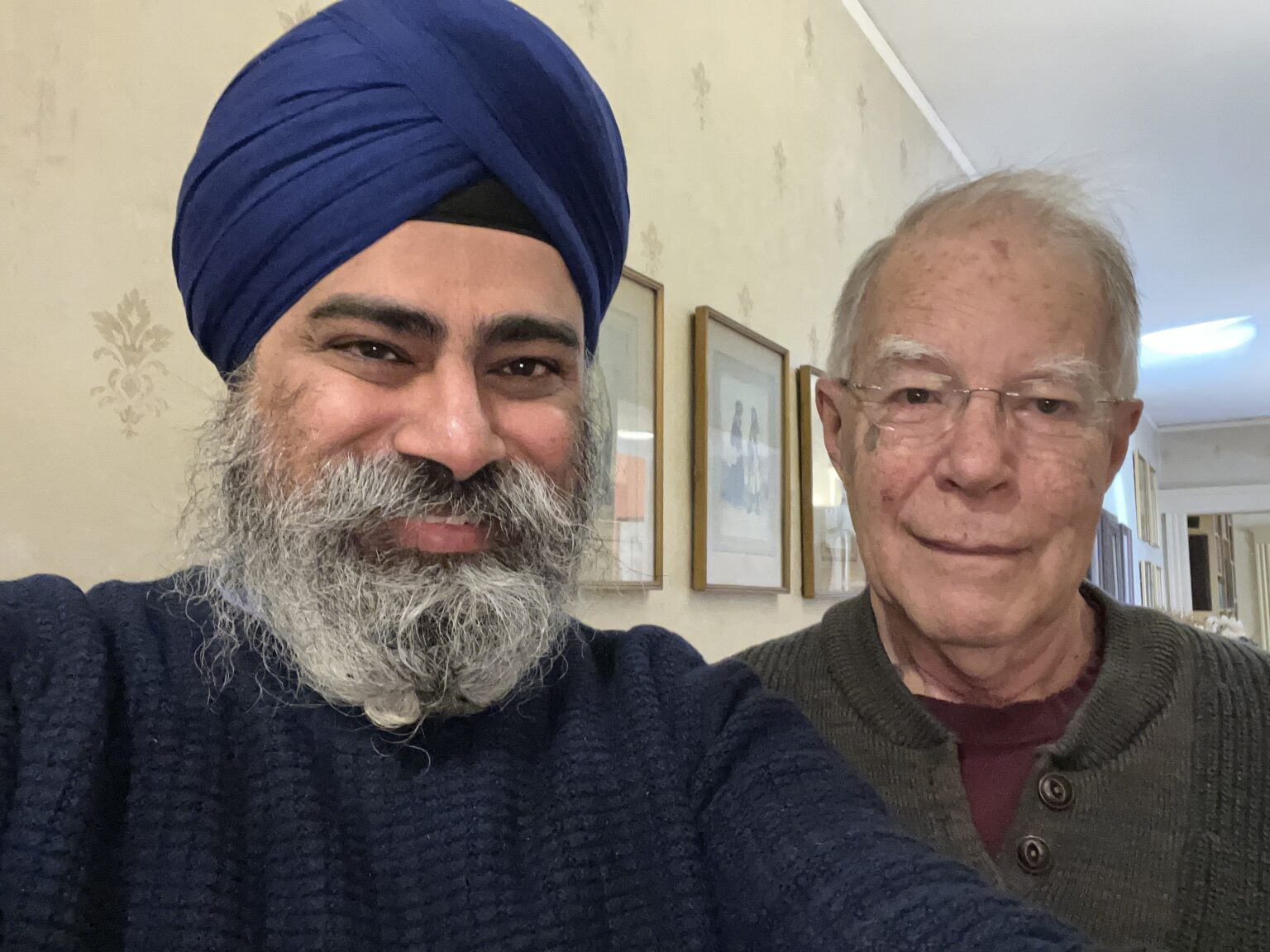 Harpreet Singh with Wheeler Thackston
